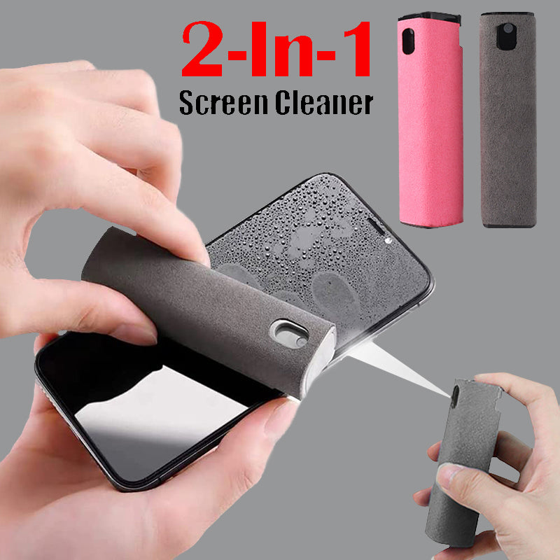 2 IN 1 PHONE SCREEN CLEANER SPRAY